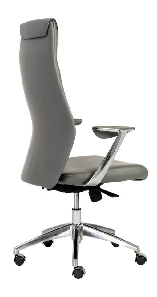 Euro Style Crosby Gray High Back Office Chair - Image 4