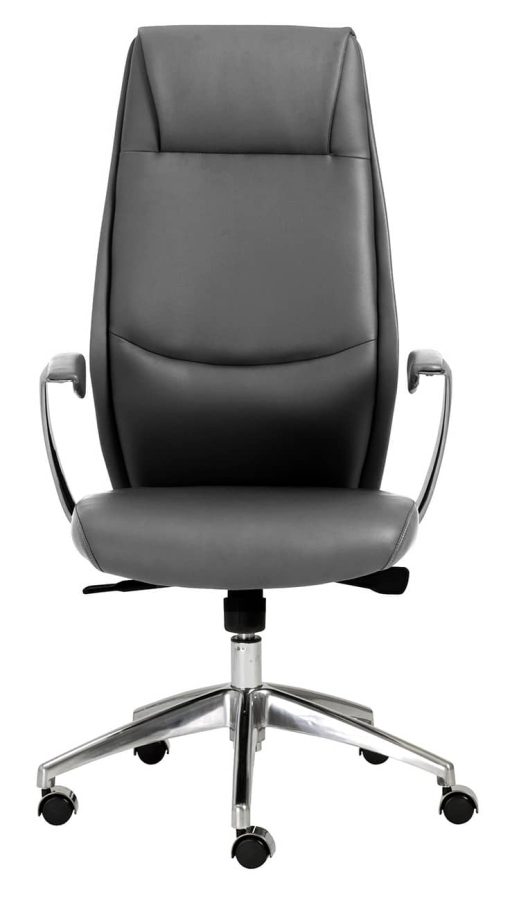 Euro Style Crosby Gray High Back Office Chair - Image 2