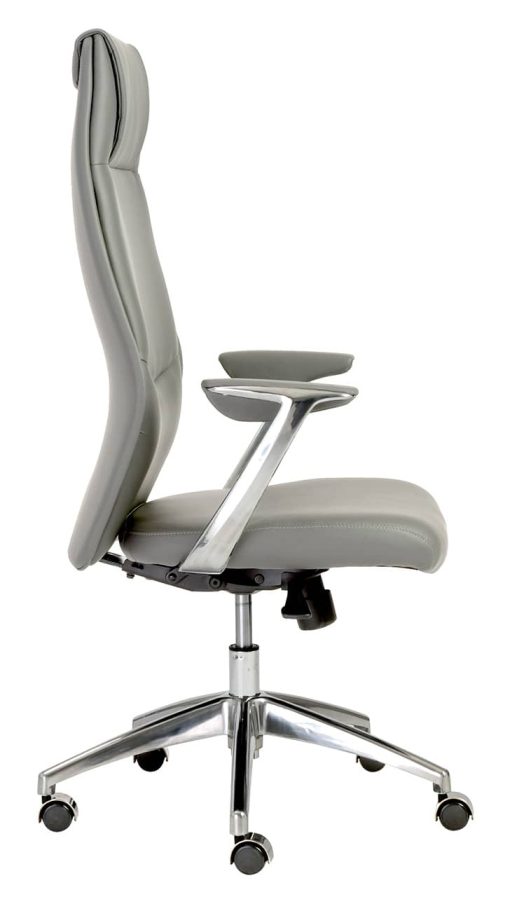 Euro Style Crosby Gray High Back Office Chair - Image 3