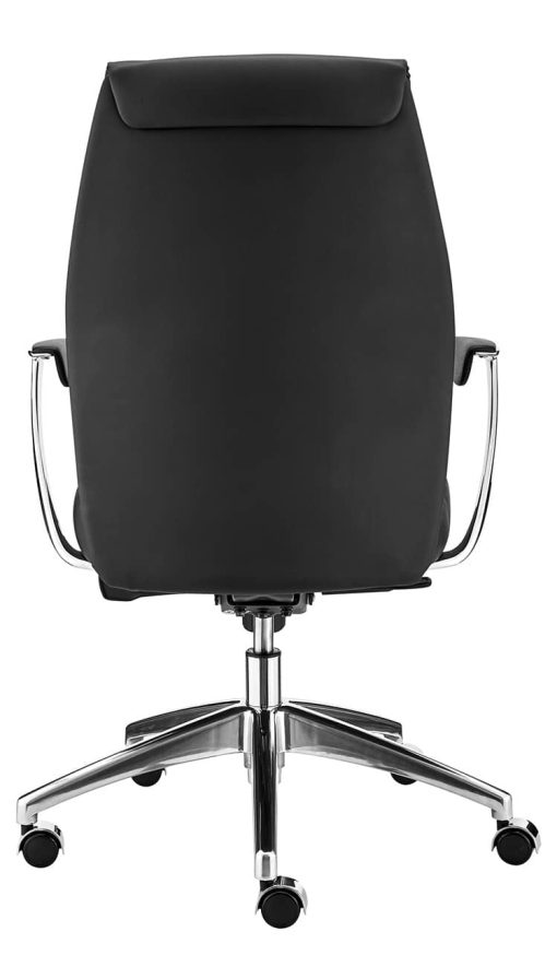 Euro Style Crosby Black Low Back Office Chair - Image 4