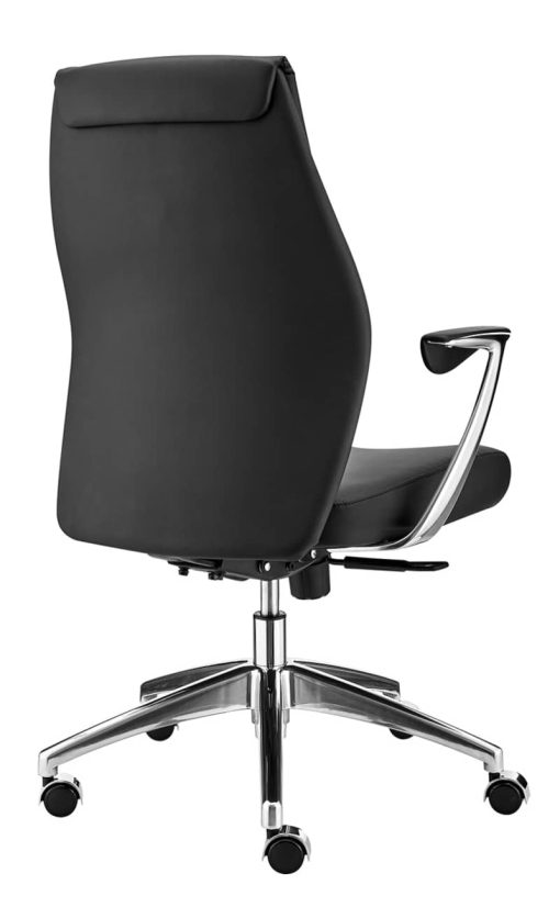 Euro Style Crosby Black Low Back Office Chair - Image 5