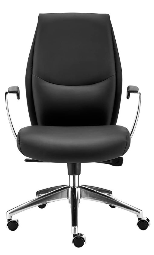 Euro Style Crosby Black Low Back Office Chair - Image 2