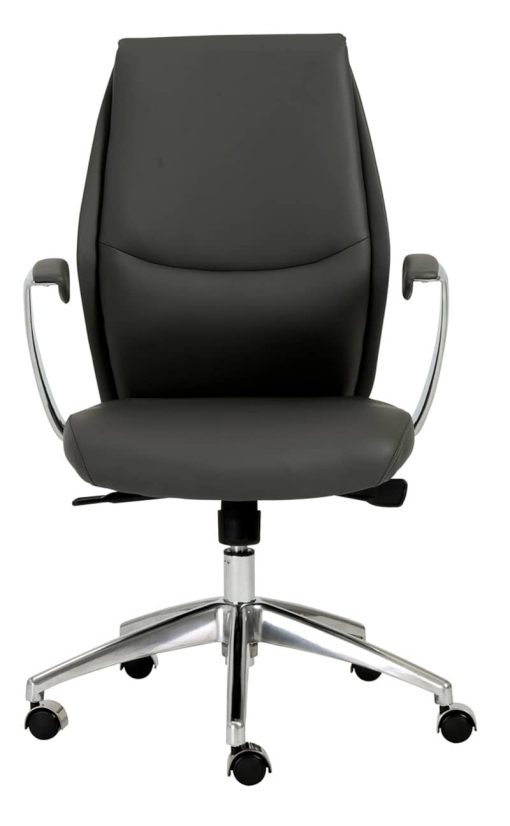 Euro Style Crosby Gray Low Back Office Chair - Image 2