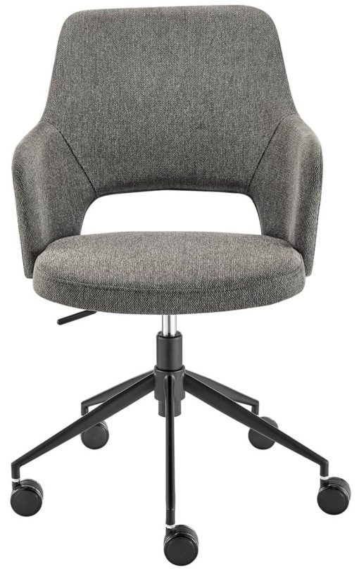 Euro Style Darcie Charcoal Office Chair - Image 2