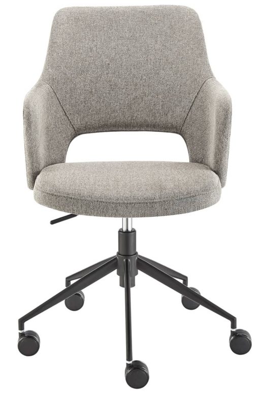 Euro Style Darcie Light Grey Office Chair - Image 2