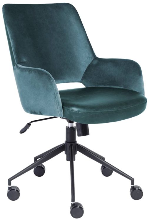 Euro Style Desi Blue Tilt Office Chair