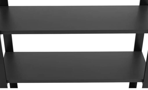 Euro Style Dillon 40" Shelving Unit In Matte Anthracite w/ Matte Black Frame - Image 5