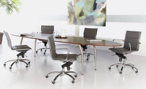 Euro Style Black Dirk Low Back Without Armrests Office Chair - Image 5