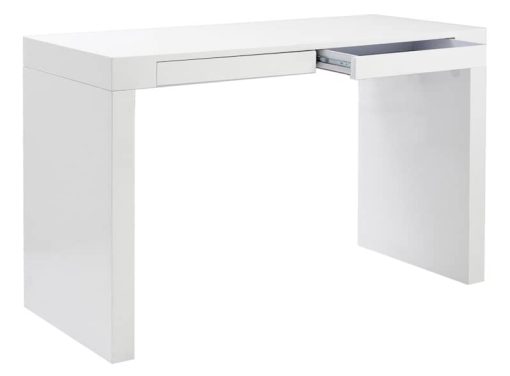 Euro Style Donald White 20" X 47" Desk - Image 2