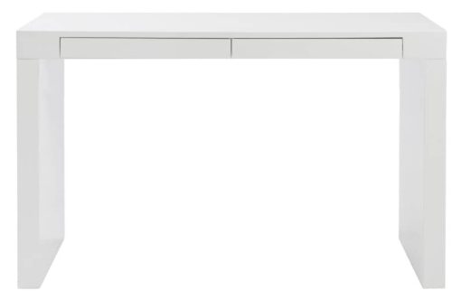 Euro Style Donald White 20" X 47" Desk - Image 3