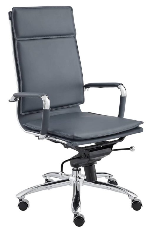 Euro Style Gunar Blue Pro High Back Office Chair