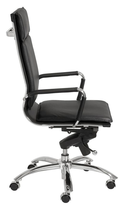 Euro Style Gunar Black Pro High Back Office Chair - Image 3