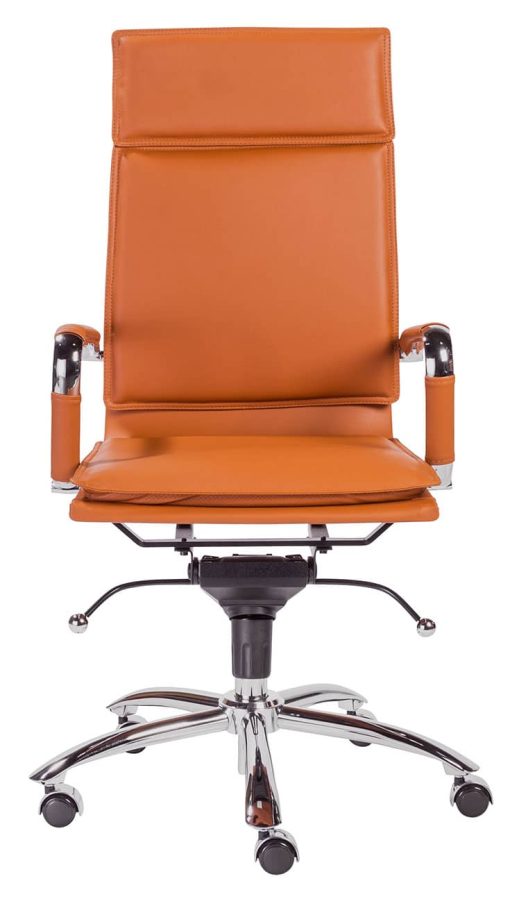 Euro Style Gunar Cognac Pro High Back Office Chair - Image 2