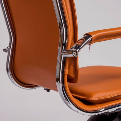 Euro Style Gunar Cognac Pro High Back Office Chair - Image 6