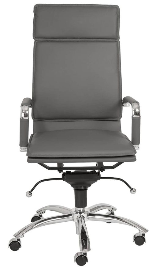 Euro Style Gunar Gray Pro High Back Office Chair - Image 2
