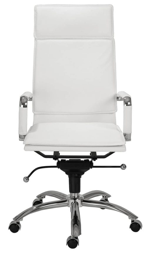Euro Style Gunar White Pro High Back Office Chair - Image 2