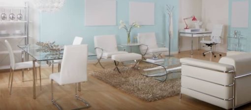 Euro Style Gunar White Pro High Back Office Chair - Image 5
