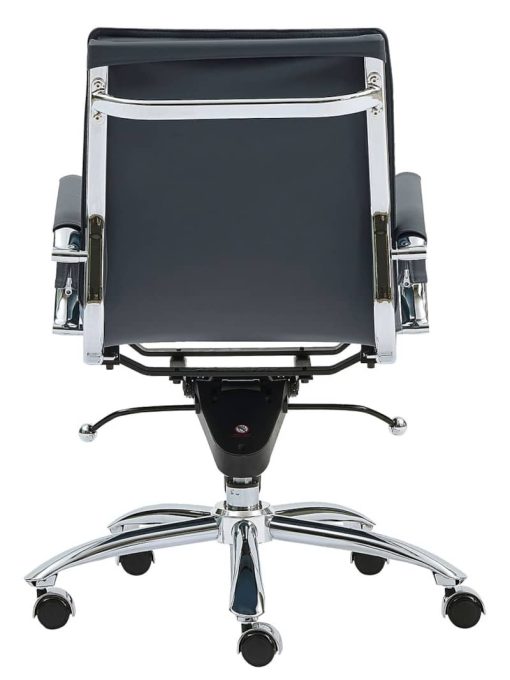 Euro Style Gunar Blue Pro Low Back Office Chair - Image 4