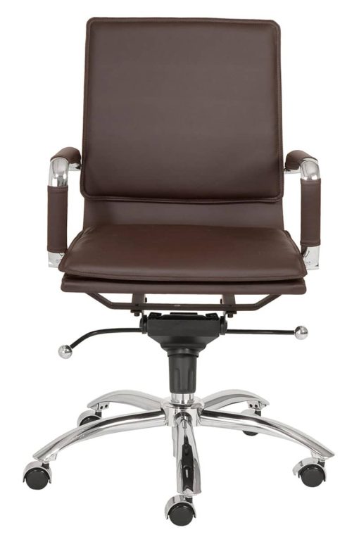 Euro Style Gunar Brown Pro Low Back Office Chair - Image 2