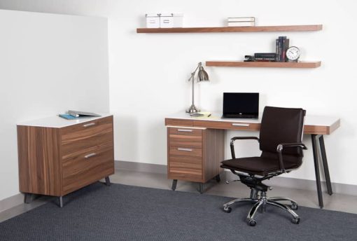 Euro Style Gunar Brown Pro Low Back Office Chair - Image 6