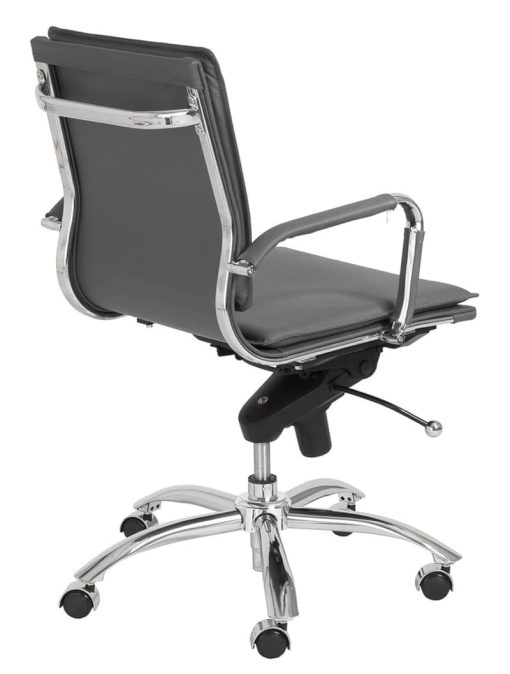 Euro Style Gunar Grey Pro Low Back Office Chair - Image 4