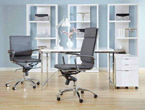 Euro Style Gunar Grey Pro Low Back Office Chair - Image 5