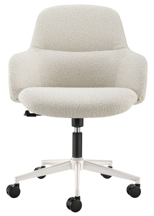Euro Style Mia Ivory Office Chair - Image 2