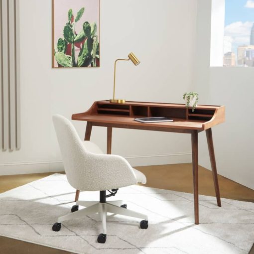 Euro Style Mia Ivory Office Chair - Image 8