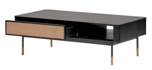 Euro Style Miriam Black 47" Coffee Table - Image 4