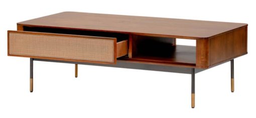 Euro Style Miriam Brown 47" Coffee Table - Image 4