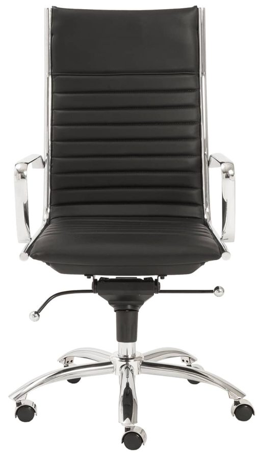 Euro Style Dirk Black High Back Office Chair - Image 2