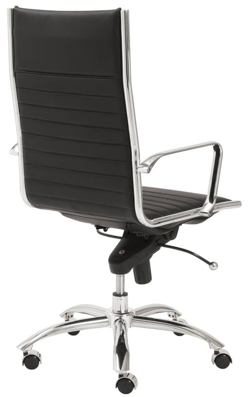Euro Style Dirk Black High Back Office Chair - Image 4