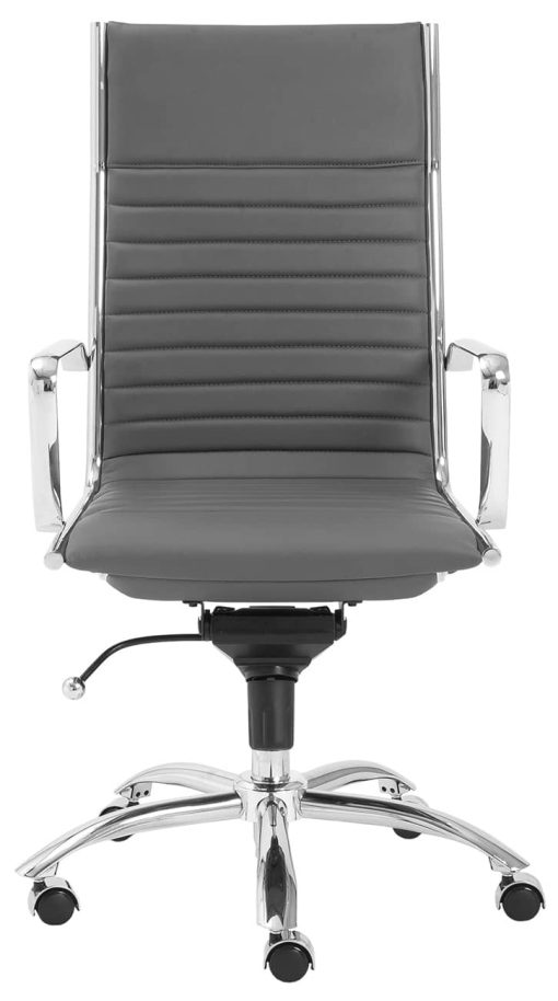 Euro Style Dirk Gray High Back Office Chair - Image 2