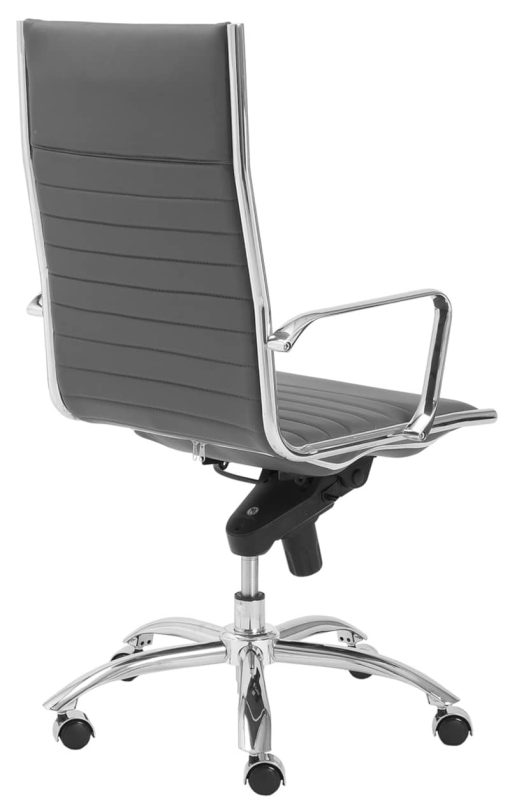 Euro Style Dirk Gray High Back Office Chair - Image 4