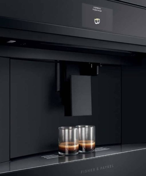 Fisher & Paykel Series 9 24" Black Built-In Coffee Maker - Image 2