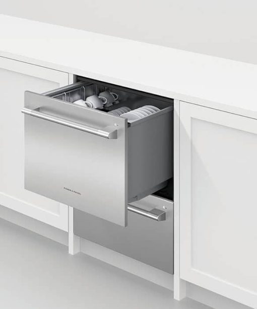 Fisher & Paykel Series 11 Stainless Steel Double DishDrawer Dishwasher, Tall, Sanitize - Image 3