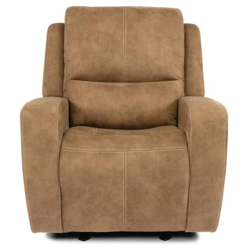 Flexsteel Aiden Cappuccino Power Gliding Recliner w/ Power Headrest - Image 3