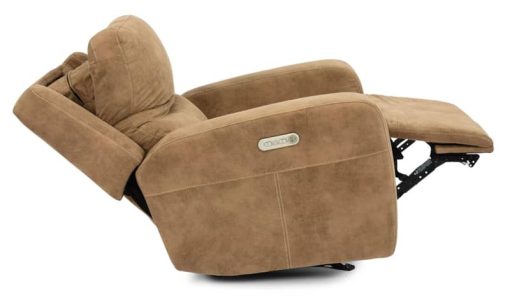 Flexsteel Aiden Cappuccino Power Gliding Recliner w/ Power Headrest - Image 5