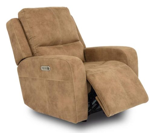 Flexsteel Aiden Cappuccino Power Gliding Recliner w/ Power Headrest - Image 2