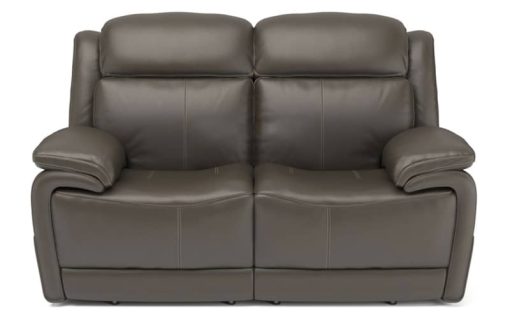 Flexsteel Elijah Leather Power Reclining Loveseat With Power Headrests & Lumbar - Image 2