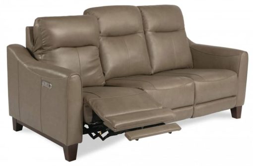 Flexsteel Forte Leather Power Reclining Sofa With Power Headrests - Image 2