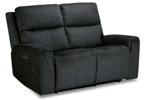 Flexsteel Jarvis Fabric Power Reclining Loveseat w/ Power Headrests