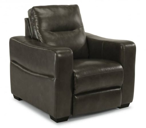 Flexsteel Monet Leather Power Recliner With Power Headrest