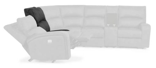 Flexsteel Nirvana Grey Fabric Armless Chair
