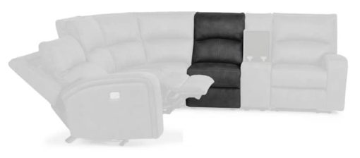 Flexsteel Nirvana Gray Fabric Armless Power Recliner