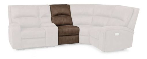 Flexsteel Nirvana Saddle Fabric Armless Power Recliner