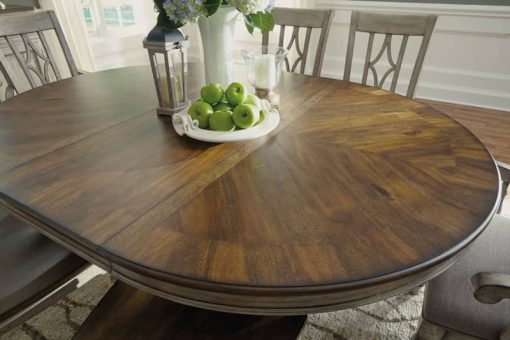Flexsteel Plymouth Round Pedestal Dining Table - Image 2