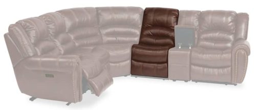 Flexsteel Town Fabric Armless Chair
