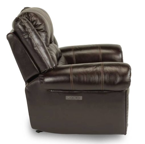 Flexsteel Town Barolo Leather Recliner - Image 4