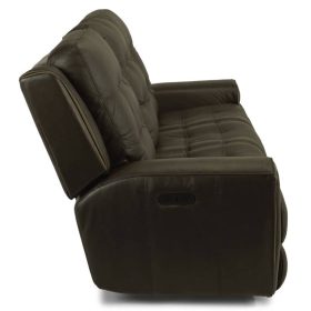 Flexsteel Wicklow Power Reclining Sofa With Power Headrests - Image 3